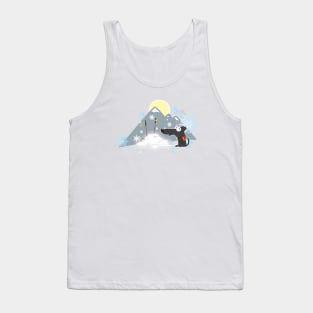 Black rescue Tank Top